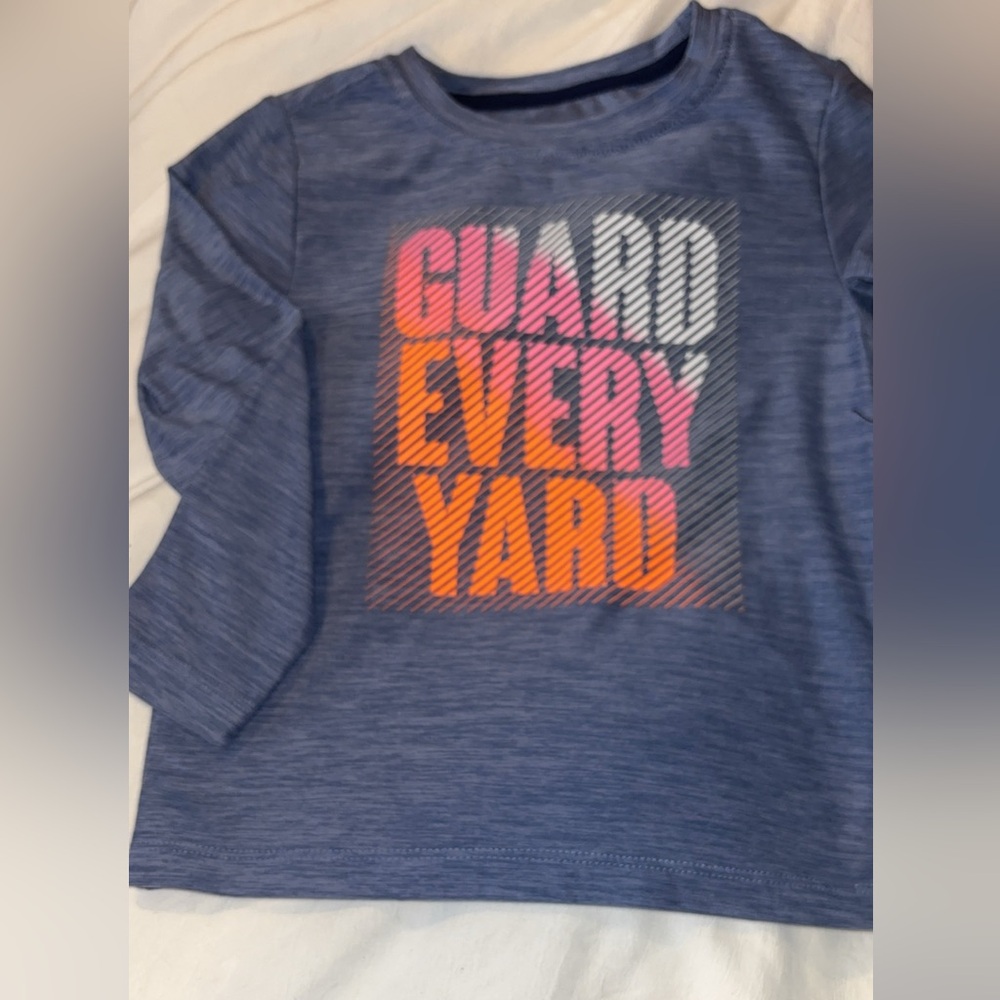 TWO ATHLETIC WORKS LONG SLEEVE SHIRTS -3T